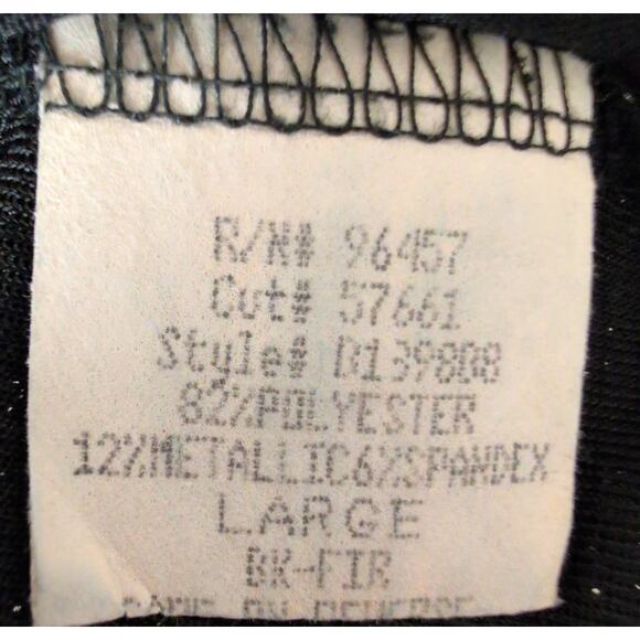 Vintage Y2K Metallic Ombré Shimmer Tank Top Women Large Whimsigoth Club Stretch - Picture 5 of 6